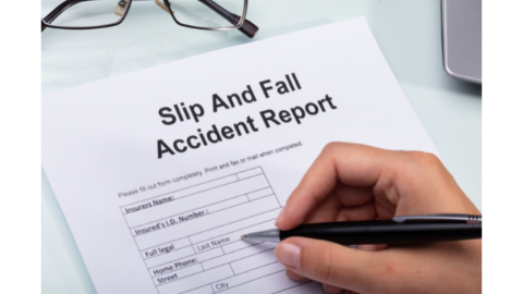 slip and fall report