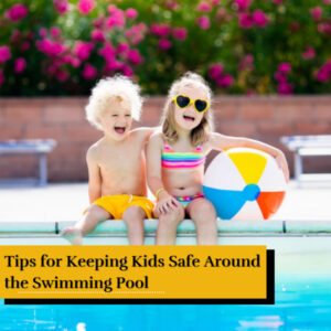 kids at the swimming pool
