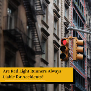 New York traffic signal, red light