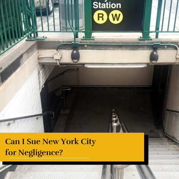 new york city train/subway station entrance