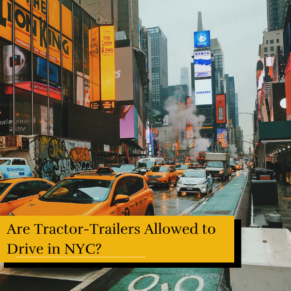 backed up traffic on a rainy day in new york