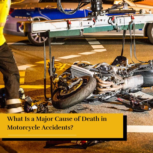 what is a major cause of death in motorcycle accidents