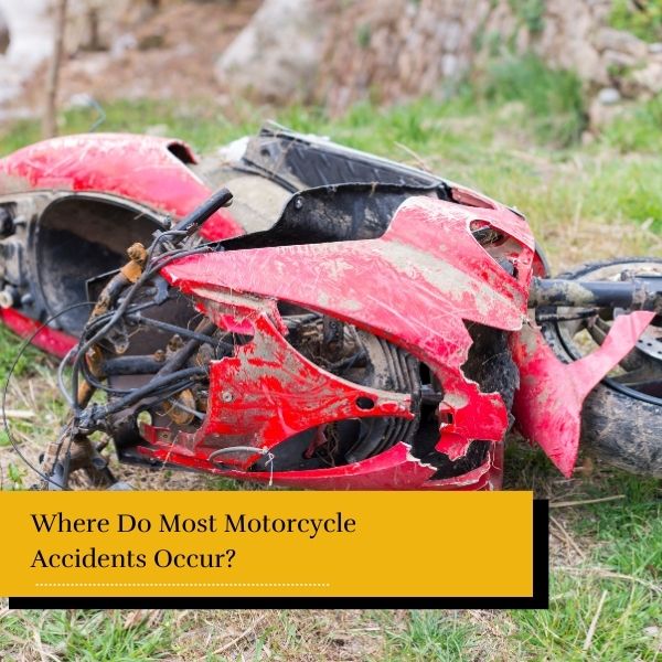 motorcycle on the ground