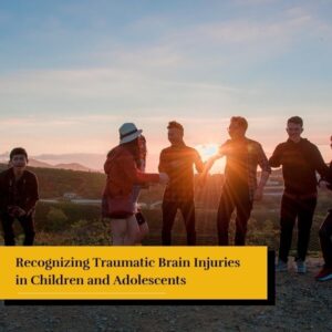 teens watching the sunset - pediatric traumatic brain injury