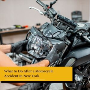 crashed motorcycle -what to do after a motorcycle accident