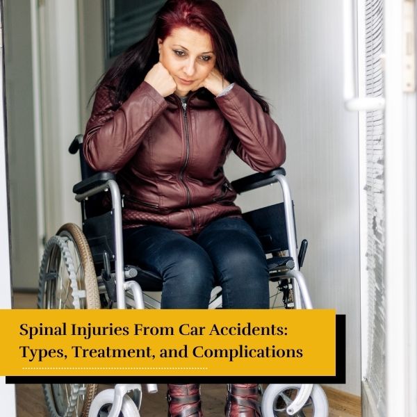 Woman in wheelchair - Spinal Injuries From Car Accidents