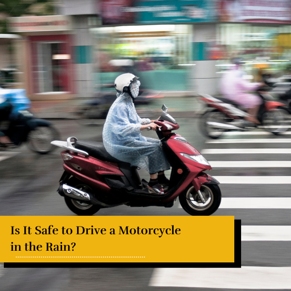 motorcycle driver riding in the rain - Is It Safe to Drive a Motorcycle in the Rain