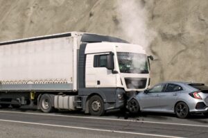 Collision Between Truck and Car